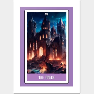 the tower - swiftie tarot card Posters and Art